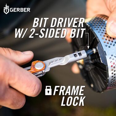 Складаний ніж Gerber Slim Drive, помаранчевий, туристичний
