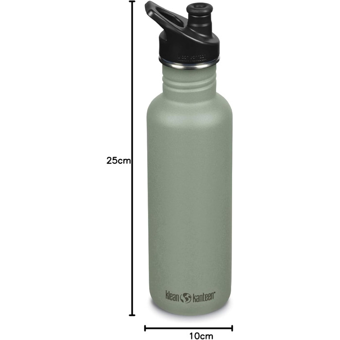 Пляшка для води Klean Kanteen Classic 800 мл, сталева, синя