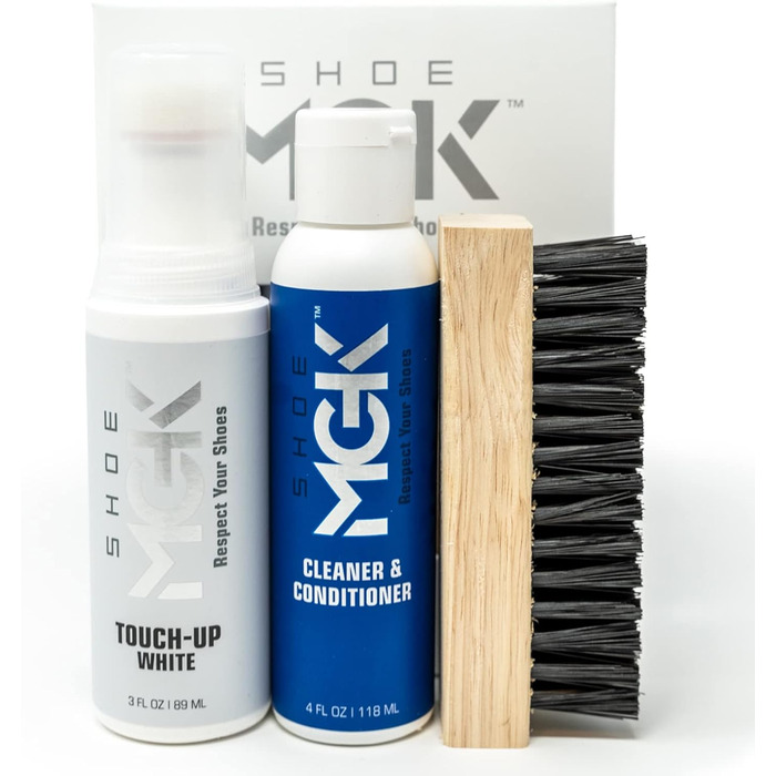 SHOE MGK універсальний засіб для чищення взуття та відновлення білого кольору, очищувач і кондиціонер для взуття з ефектом вибілювання