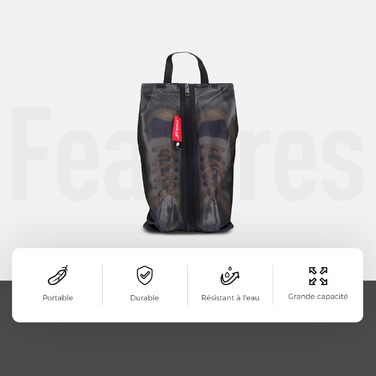 Водонепроникний органайзер для взуття pack all, дорожня сумка для чоловіків і жінок з блискавкою