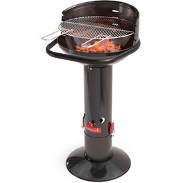 Вугільний гриль Barbecook Loewy 45 з вітрозахистом, на 6 осіб, чорний, 43x43x97 см