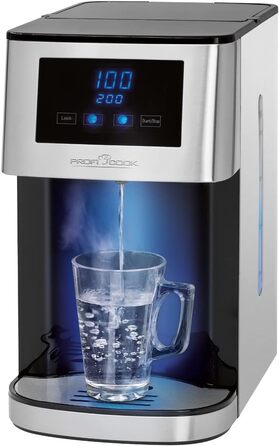 Диспенсер гарячої води ProfiCook PC-HWS 1145, 2600 Вт, нержавійка, сенсорне LED-управління, окріп за 3 секунди