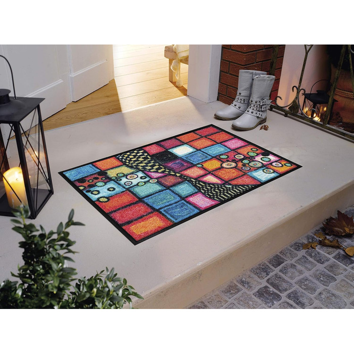 Килимок для підлоги wash+dry Tiger Tundra 50x75 см, для дому та вулиці, машинне прання