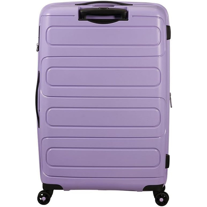 Валіза American Tourister Sunside Spinner L розширювана, 77 см, 106/118 л, чорна або лавандова, поліпропілен, на 4 колесах
