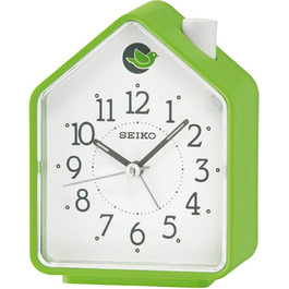 Будильник Seiko з пластику, безшумний хід, шліфована секунда