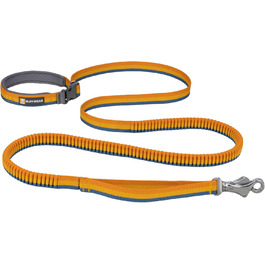 Повідок-амортизатор Ruffwear Roamer для бігу, їзди на велосипеді чи прогулянок, ручний або безрукий, жовтий, довжина 2,2-3,4 м