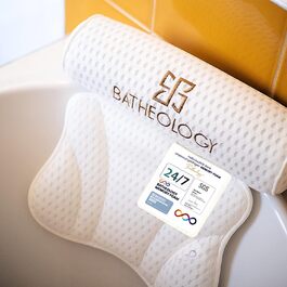 Ергономічна подушка для ванни з Visco-Memory-Foam, підтримка спини, шиї, плечей, для релаксації та СПА