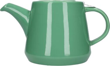 Чайник з фільтром і піддоном London Pottery, керамічний, 650 мл, зелений