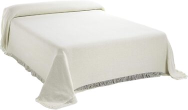 Універсальний плед Martina Home Spiga, 80% бавовна, 20% поліестер, натуральний, 260x300 см