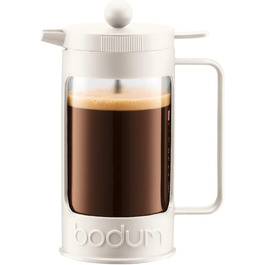 Френч-прес Bodum BEAN 1 л, ізольований, захист від проливання, кремовий, на 8 чашок