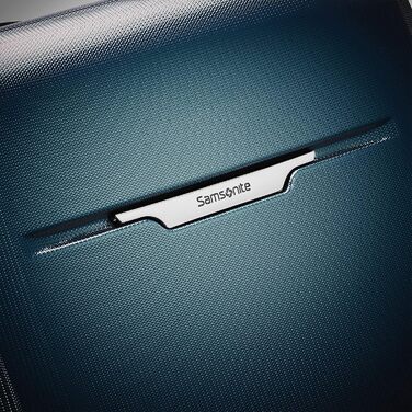 Жорстка валіза Samsonite Winfield 3 DLX на колесах, універсальний розмір, ручна поклажа, середня, синя