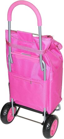 Складаний візок для покупок dbest products Trolley Dolly, рожевий