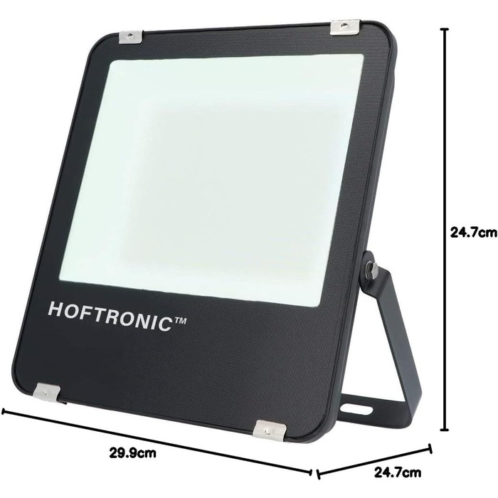 Світлодіодний прожектор HOFTRONIC 200Вт 32000лм 4000K IP65 для вулиці, нейтральне біле світло, гарантія 5 років
