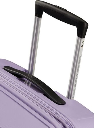 Валіза American Tourister Sunside Spinner L, розширювана, чорна та лавандова, 77 см, 118 л, поліпропілен