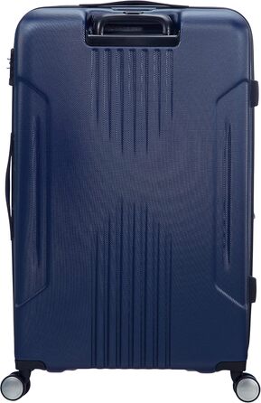 Велика розширювана валіза American Tourister Tracklite Spinner 120 л, темно-синя, 78 см