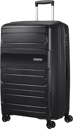 Валіза American Tourister Sunside Spinner L 77 см, розширювана, чорна, 118 л