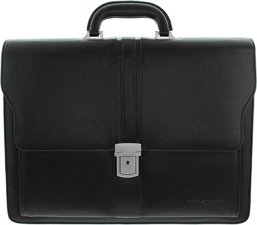 Чоловіча сумка-портфель Bag Street, чорна, штучна шкіра, ділова сумка для документів, офісний кейс