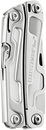 Leatherman Rev – компактний мультитул з 14 інструментами для кемпінгу та туризму, нержавіюча сталь