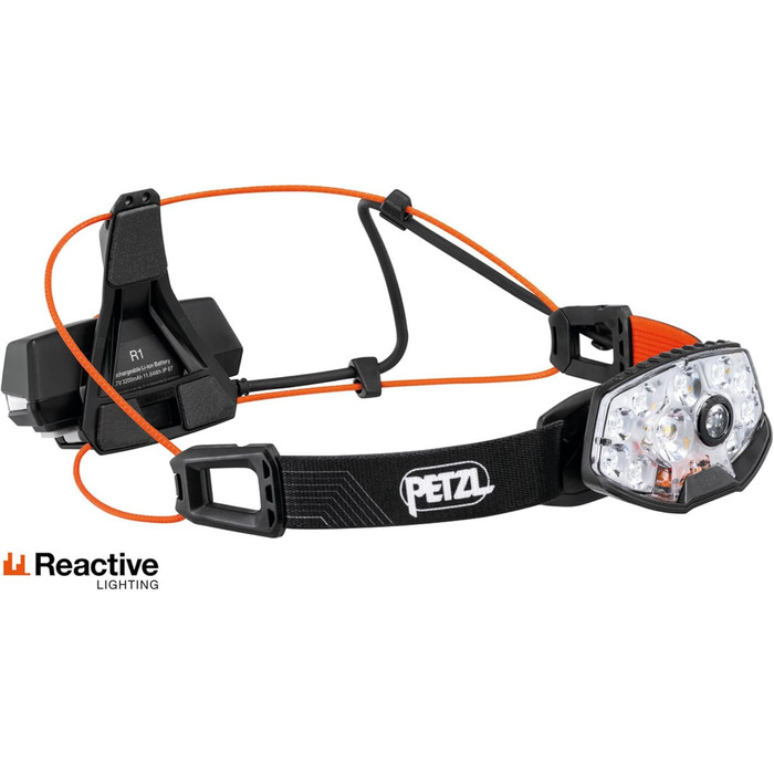 Налобний ліхтар PETZL NAO RL, чорний, унісекс, універсальний розмір