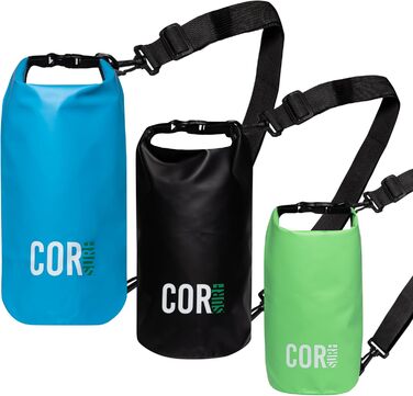 Водонепроникний плаваючий гермомішок COR Surf Drybag 3/5/10/15 л з роликовою застібкою для каякінгу, човна, рафтингу, плавання, риболовлі, кемпінгу та пляжу