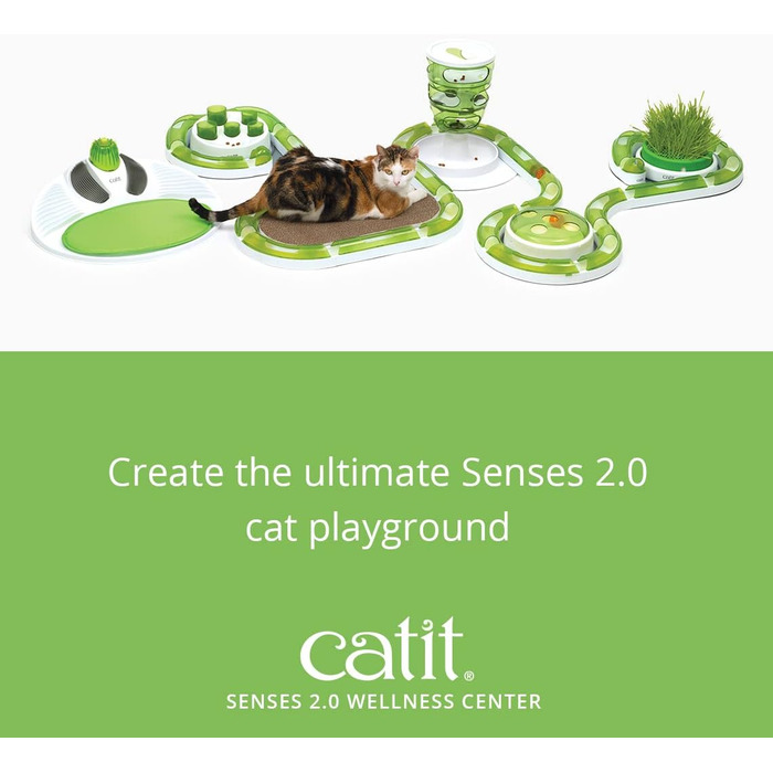 Catit Wellness Центр для котів, масажний набір, різнокольоровий