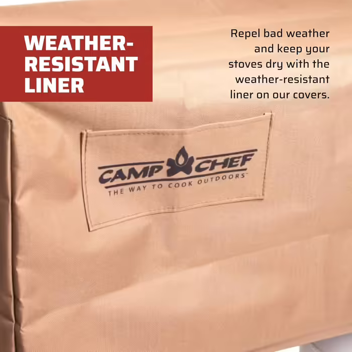 Чохол Camp Chef для двопальникової газової плити, терасна захисна накидка для кемпінгу, для приготування їжі на відкритому повітрі, захист від негоди