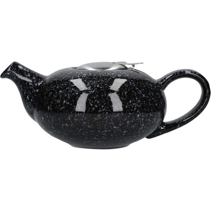 Чайник LONDON POTTERY Pebble з ситечком, 1 л, керамічний, чорний, для заварювання чаю