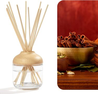 Аромадифузор з паличками Yankee Candle Signature Sparkling Cinnamon, до 8 тижнів, 24,1 см