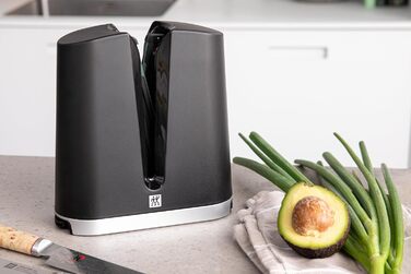 Точилка для ножів ZWILLING V-Edge, керамічна, чорна