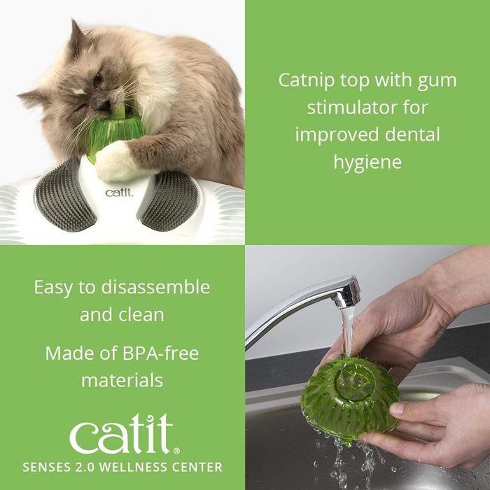 Catit Wellness Центр для котів, масажний набір, різнокольоровий
