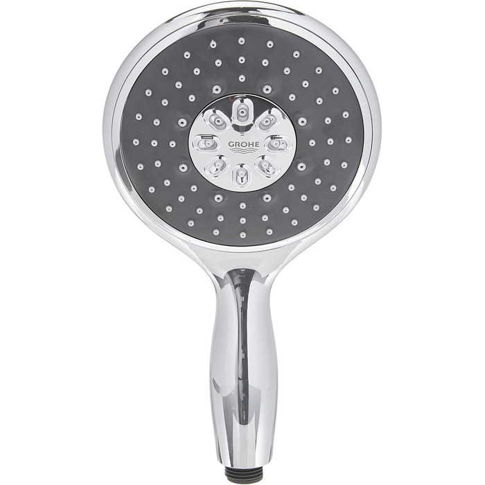 Душова лійка Grohe Vitalio Rain 130, 4 режими, хром, 13 см, 9,5 л/хв