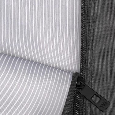 Дорожній чохол для суконь WallyBags, три складання, 152 см, темно-синій/чорний