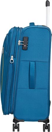 Валіза American Tourister Hyperspeed 80 см, розширювана, 109/116 л, бірюзова, набір 3-в-1