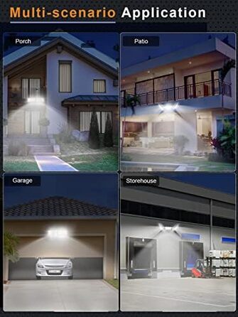 Ankishi LED прожектор для вулиці 300Вт, IP65, 6500K, холодне світло, 30000Лм, водонепроникний, комплект 10 шт. для спортивних майданчиків, гаража, саду, двору
