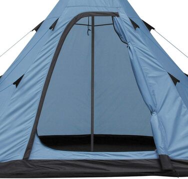 Намет your GEAR Lido Tipi для 3-4 осіб, кемпінговий з підлогою, захистом від комах, висока стеля, пірамідальний, UV 50+, водостійкість 5000 мм, для фестивалів