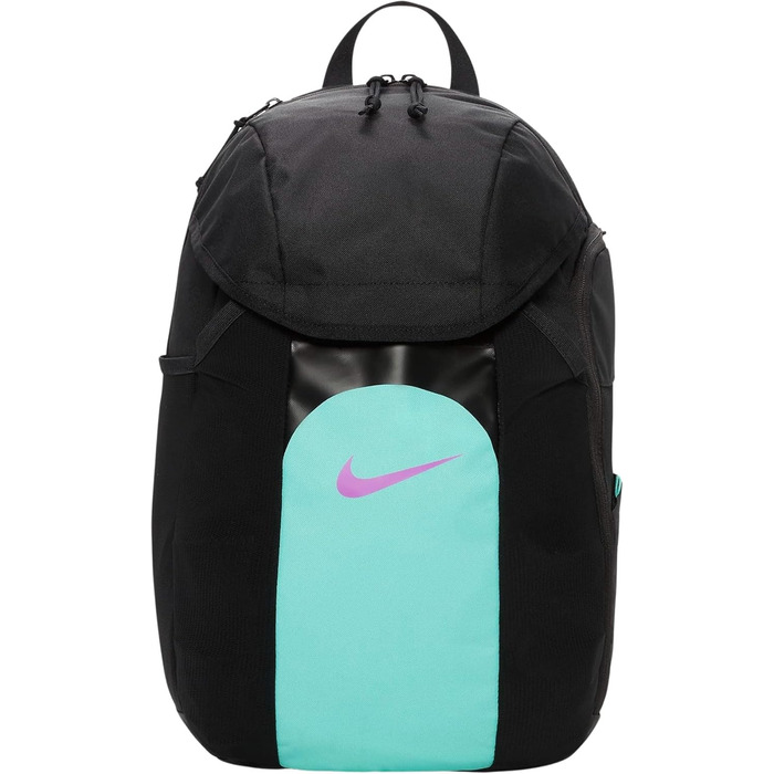 Рюкзак Nike Academy Team 30 л, чорний/блакитний/фіолетовий, універсальний