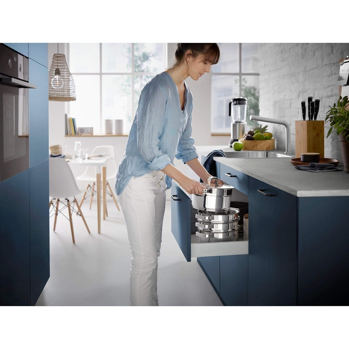 Миска для водяної бані WMF Compact Cuisine 16,5 см, сталева, полірування, для збивання, підходить для посудомийної машини, штабельована