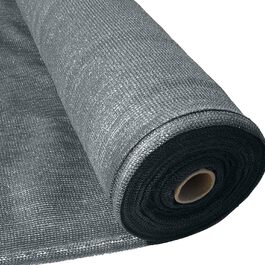 Сітка затіняюча Masgard 150 г/м², 1,8×25 м, 90% захист, для паркану, антрацит, сонцезахист, вітрозахист