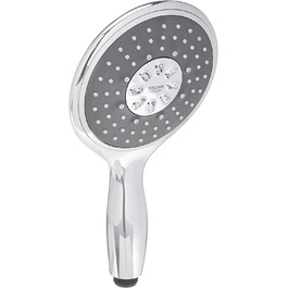 Душова лійка Grohe Vitalio Rain 130, 4 режими, хром, 13 см, 9,5 л/хв