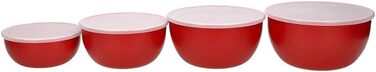 Набір мисок для змішування KitchenAid з 3 шт. , Empire Red, штабельовані