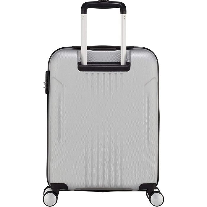 Валіза American Tourister Tracklite Spinner розсувна, 120 л, срібляста, велика, 4 колеса