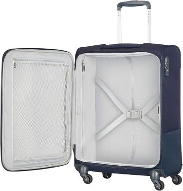 Валіза Samsonite Base Boost Spinner M розширювана, 66 см, 67,5/73,5 л, чорна, для подорожей