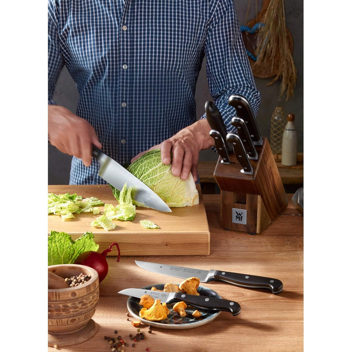 Кухонний ніж Santoku WMF Spitzenklasse Plus 18 см, кований, спеціальна сталь, Німеччина
