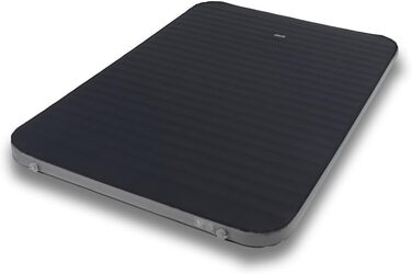 Qeedo Cloudmat самонадувний преміум килимок-матрац для кемпінгу, подорожей або гостьового ліжка, м'яка ізоляційна надувна ізомат із Soft Touch покриттям і подвійним клапаном, розмір Double XL, темно-синій