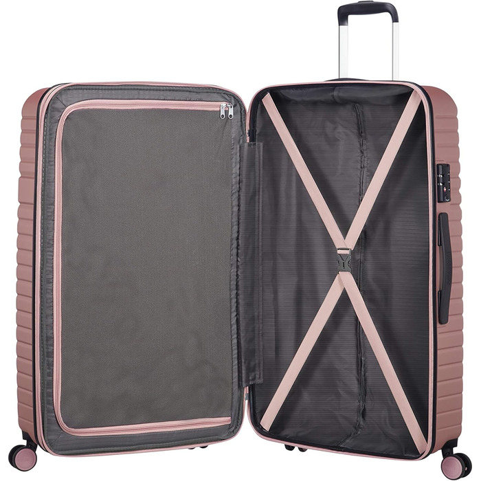 Валіза American Tourister Aero Racer Spinner 79 см, розширювана, 75.5 л, 3.6 кг, рожевий