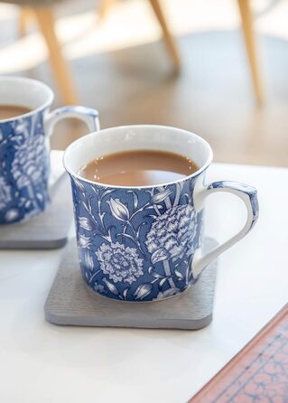 Набір з 2-х чашок з тонкої кістяної порцеляни V&A William Morris Wild Tulip, 230 мл
