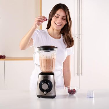 Міксер Black Decker, 1,5 л, 1200 Вт, нержавіюча сталь