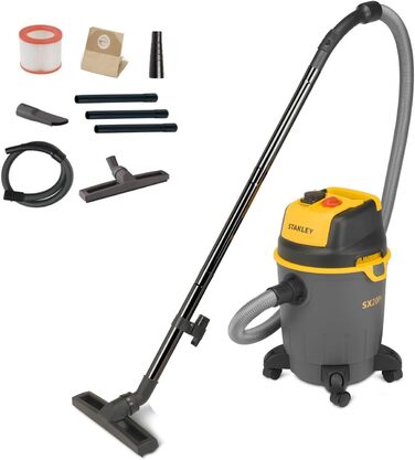 Пилосос для вологого та сухого прибирання Stanley SXVC20PTE, 1200 Вт, 20 л