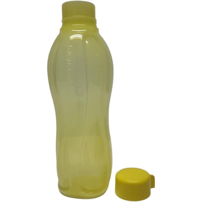 Пляшка для води Tupperware Eco To Go 1,0 л жовта, з гвинтовою кришкою, для газованої води