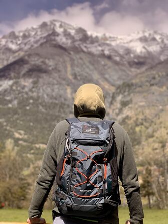 Рюкзак туристичний MOUNTAINTOP 35л для чоловіків і жінок, легкий похідний рюкзак для подорожей, трекінгу, кемпінгу з дощовиком